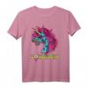 Gruseliges Zombiecorn Halloween T-Shirt - Lustiges Einhorn Zombie Kostüm für Kinder und Erwachsene, Last Minute Geschenkidee