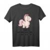 T-Shirt 'Man Widerspricht dem Einhorn nicht' von NICI - Lustiges Einhorn Design, klassisch geschnitten, hochwertig, perfekt für Einhorn Fans