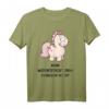 T-Shirt 'Man Widerspricht dem Einhorn nicht' von NICI - Lustiges Einhorn Design, klassisch geschnitten, hochwertig, perfekt für Einhorn Fans