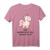 T-Shirt 'Man Widerspricht dem Einhorn nicht' von NICI - Lustiges Einhorn Design, klassisch geschnitten, hochwertig, perfekt für Einhorn Fans