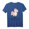 T-Shirt 'Man Widerspricht dem Einhorn nicht' von NICI - Lustiges Einhorn Design, klassisch geschnitten, hochwertig, perfekt für Einhorn Fans