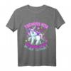 Kinder Tschüss Kindergarten Einhorn T-Shirt - Glitzerndes Abschiedssymbol für den Schulstart, Mädchen Geschenk 2021