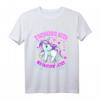Kinder Tschüss Kindergarten Einhorn T-Shirt - Glitzerndes Abschiedssymbol für den Schulstart, Mädchen Geschenk 2021