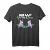 Malle Party Crew T-Shirt Damen - Lustiges Einhorn Sauf-Shirt für Mallorca-Partys, Junggesellinnenabschiede & Gruppenfeiern