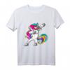 Dabbing Unicorn Shirt - Süßes Einhorn T-Shirt für Mädchen und Erwachsene, Perfektes Geschenk für Einhorn-Fans