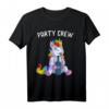 Sauf T-Shirt Damen Party Crew Mallorca Einhorn Shirt – Perfekt für Junggesellinnenabschied, Malle-Feiern und Gruppenpartys
