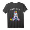 Sauf T-Shirt Damen Party Crew Mallorca Einhorn Shirt – Perfekt für Junggesellinnenabschied, Malle-Feiern und Gruppenpartys