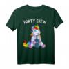 Sauf T-Shirt Damen Party Crew Mallorca Einhorn Shirt – Perfekt für Junggesellinnenabschied, Malle-Feiern und Gruppenpartys