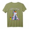Sauf T-Shirt Damen Party Crew Mallorca Einhorn Shirt – Perfekt für Junggesellinnenabschied, Malle-Feiern und Gruppenpartys