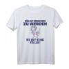 Hör auf erwachsen zu werden es ist eine Falle - Lustiges Einhorn T-Shirt für Frauen und Mädchen, perfekte Geschenkidee zu Geburtstag und Weihnachten