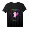 Kinder Einschulung 2019 Einhorn Schulkind Mädchen T-Shirt – Buntes Schulstartshirt mit Regenbogen und Schultüte, perfektes Geschenk zum Schulbeginn