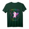 Kinder Einschulung 2019 Einhorn Schulkind Mädchen T-Shirt – Buntes Schulstartshirt mit Regenbogen und Schultüte, perfektes Geschenk zum Schulbeginn