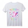 Kinder Einschulung 2019 Einhorn Schulkind Mädchen T-Shirt – Buntes Schulstartshirt mit Regenbogen und Schultüte, perfektes Geschenk zum Schulbeginn