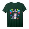Kinder Geburtstagsshirt für 4 Jahre Mädchen - Rosa Einhorn T-Shirt für Geburtstag, Party & Geburtstagsfeier