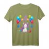 Kinder Geburtstagsshirt für 4 Jahre Mädchen - Rosa Einhorn T-Shirt für Geburtstag, Party & Geburtstagsfeier