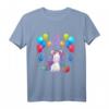 Kinder Geburtstagsshirt für 4 Jahre Mädchen - Rosa Einhorn T-Shirt für Geburtstag, Party & Geburtstagsfeier