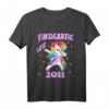 Einhorn Geburtstag T-Shirt für 12 Jahre Mädchen - Einzigartig seit 2011, Süßes Geschenk für Prinzessinnen & Geburtstagskinder