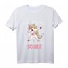 Kinder Dabbing Einhorn T-Shirt für Schulanfang - Lustiges Outfit & Einschulungsgeschenk für Mädchen und Jungen