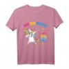 Kinder 6 Geburtstag T-Shirt Mädchen & Jungen mit Einhorn - Originelles Geburtstagsoutfit für die Party, Schule & Schulklasse