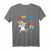 Kinder 6 Geburtstag T-Shirt Mädchen & Jungen mit Einhorn - Originelles Geburtstagsoutfit für die Party, Schule & Schulklasse