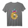 Einhorn T-Shirt zum 6. Geburtstag für Mädchen – Perfekte Geschenkidee für Enkelin, Nichte und Tochter