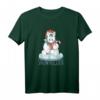 HapPanda Geschenk T-Shirt mit Einhorn im Winter – Süßes Nikolaus-Einhorn für Kinder & Einhorn Fans zur Weihnachtszeit
