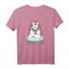 HapPanda Geschenk T-Shirt mit Einhorn im Winter – Süßes Nikolaus-Einhorn für Kinder & Einhorn Fans zur Weihnachtszeit
