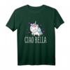 Lustiges HapPanda Herz Einhorn T-Shirt mit italienischem Zitat – Ideale Geschenkidee für Italien-Liebhaber, Reisen & Anlässe