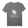 Lustiges HapPanda Herz Einhorn T-Shirt mit italienischem Zitat – Ideale Geschenkidee für Italien-Liebhaber, Reisen & Anlässe