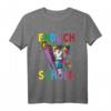 Kinder Einschulung T-Shirt mit Einhorn, Schultüte & Herz - Perfektes Geschenk für den ersten Schultag 2023
