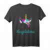 Buntes Einhorn Magdalena T-Shirt – Perfektes Geschenk für Mädchen, Damen & Einhorn-Liebhaber zum HapPanda & Einhorn-Party