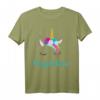 Buntes Einhorn Magdalena T-Shirt – Perfektes Geschenk für Mädchen, Damen & Einhorn-Liebhaber zum HapPanda & Einhorn-Party