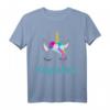 Buntes Einhorn Magdalena T-Shirt – Perfektes Geschenk für Mädchen, Damen & Einhorn-Liebhaber zum HapPanda & Einhorn-Party