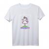 Komm noch näher und es klatscht Glitzer Mittelfinger Einhorn T-Shirt – Lustiges und provokantes Geschenk für Einhorn Queens & Geburtstage