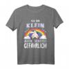 Ich Bin klein Aber Scheiss gefährlich - Lustiges Einhorn T-Shirt für Frauen als Geschenkidee für Freundinnen und Einhorn-Fans