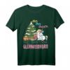 Weinhorn Einhorn Geschenkidee zu Weihnachten - Originelles Glühweinhorn T-Shirt für Weinliebhaberinnen und Einhorn-Fans