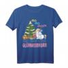 Weinhorn Einhorn Geschenkidee zu Weihnachten - Originelles Glühweinhorn T-Shirt für Weinliebhaberinnen und Einhorn-Fans