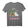 Weinhorn Einhorn Geschenkidee zu Weihnachten - Originelles Glühweinhorn T-Shirt für Weinliebhaberinnen und Einhorn-Fans