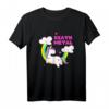 Death Metal Einhorn Metaller Regenbogen Festival Geschenk T-Shirt – Perfektes Geschenk für Metal- & Einhorn-Liebhaber zu Geburtstag, Weihnachten & Festivals