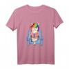 Einhorn Bücherwurm - Believe In Yourself T-Shirt für Leseratten, Bücherfans und die ganze Familie