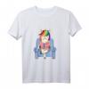 Einhorn Bücherwurm - Believe In Yourself T-Shirt für Leseratten, Bücherfans und die ganze Familie