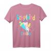 Schulkind Emilia Einhorn T-Shirt - Personalisierte Einschulungsgeschenke für Mädchen zum Schulanfang 2023