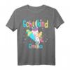 Schulkind Emilia Einhorn T-Shirt - Personalisierte Einschulungsgeschenke für Mädchen zum Schulanfang 2023