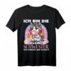 Ich bin die Kleine Schwester T-Shirt mit Einhorn Motiv – Lustiges Geschwister-Shirt für Mädchen und junge Schwestern