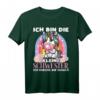 Ich bin die Kleine Schwester T-Shirt mit Einhorn Motiv – Lustiges Geschwister-Shirt für Mädchen und junge Schwestern