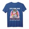 Ich bin die Kleine Schwester T-Shirt mit Einhorn Motiv – Lustiges Geschwister-Shirt für Mädchen und junge Schwestern