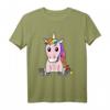 Rosa Einhorn Kinder T-Shirt für Mädchen – Lustiges und niedliches Unicorn Motiv, perfekt für Einhorn Fans und Pferdeliebhaber