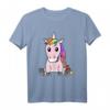 Rosa Einhorn Kinder T-Shirt für Mädchen – Lustiges und niedliches Unicorn Motiv, perfekt für Einhorn Fans und Pferdeliebhaber