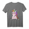 Rosa Einhorn Kinder T-Shirt für Mädchen – Lustiges und niedliches Unicorn Motiv, perfekt für Einhorn Fans und Pferdeliebhaber