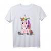 Rosa Einhorn Kinder T-Shirt für Mädchen – Lustiges und niedliches Unicorn Motiv, perfekt für Einhorn Fans und Pferdeliebhaber